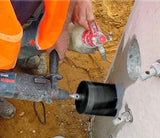 Concrete, Brick & Masonry Diamond Core Cutter 150 Depth Drill Tool Bit with FREE Arbor Kit 3pc SDS