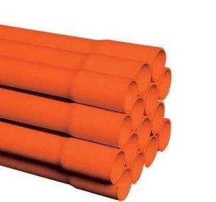Orange Rigid Heavy Duty Conduit 4mtr lengths 25,32,50,63