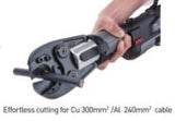 Zupper 300C Crimping and Cutting Tool Kit P-300C Battery Powered 2.5Ah