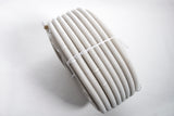 Corrugated Flexible Conduit Medium Duty Grey PVC Rolls