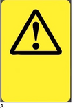 Customizable Warning Signs with Exclamation Mark