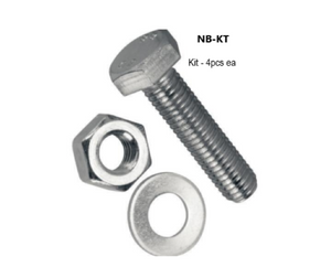 Meter Box Nuts & Bolts Kit - Set of 4
