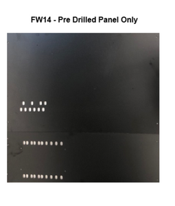 FW14 Pre Drilled Bakelite Panel Only for CT Meter