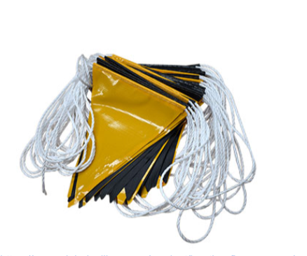 Bunting Safety Flag - Yellow / Black