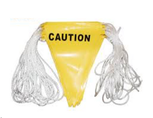 Bunting Safety Flag Yellow